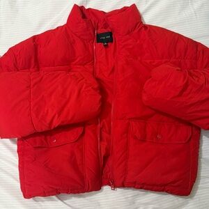 Love Tree women’s Vibrant Red Puffer Jacket